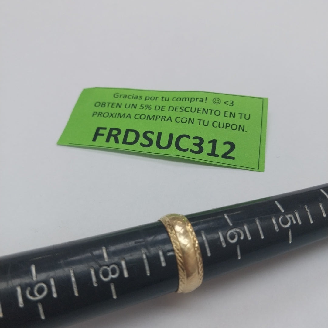 ARGOLLA ORO 14 K 1,60 GRMS (SEMINUEVO)