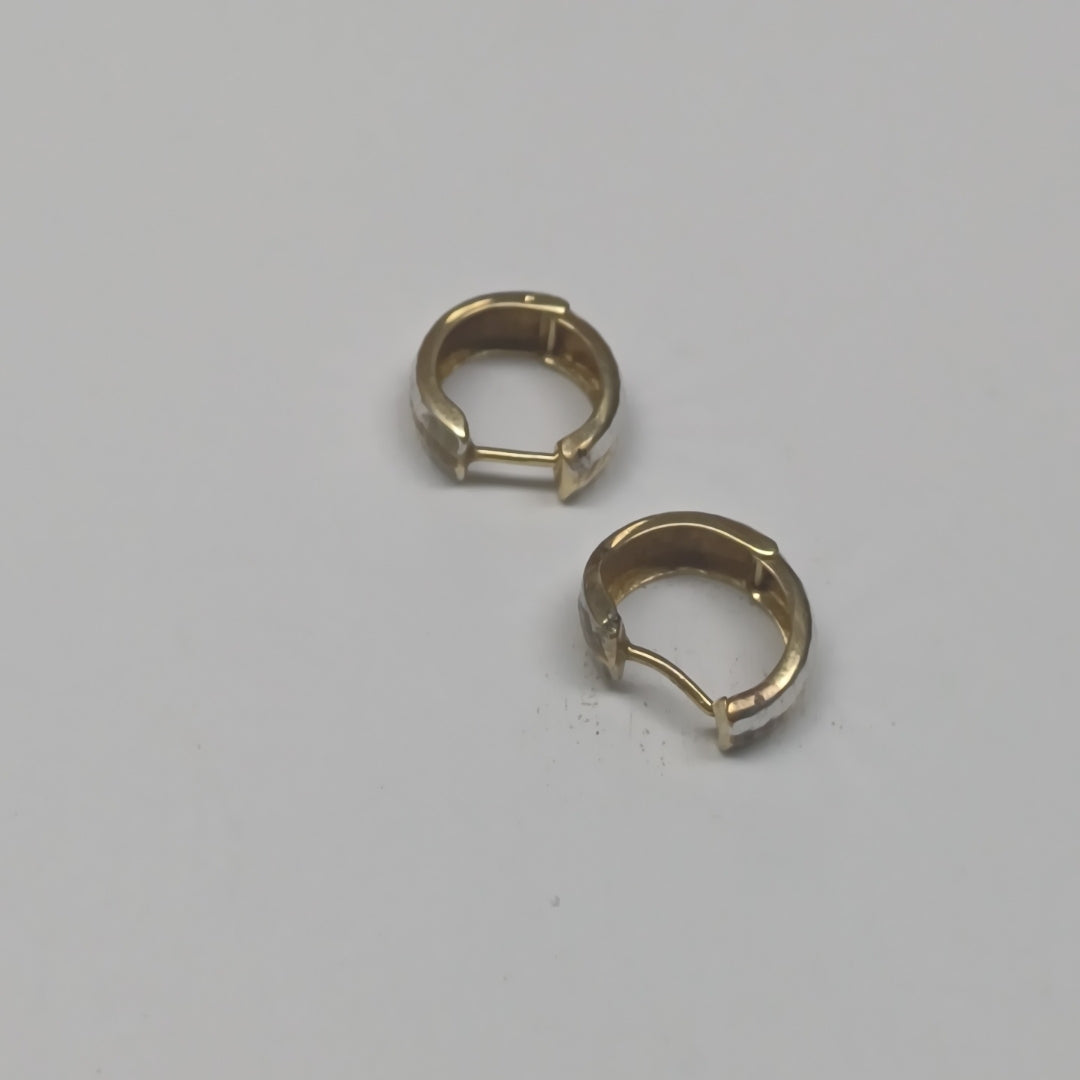 ARRACADAS PAR ORO 14 K 1 GRMS (SEMINUEVO)
