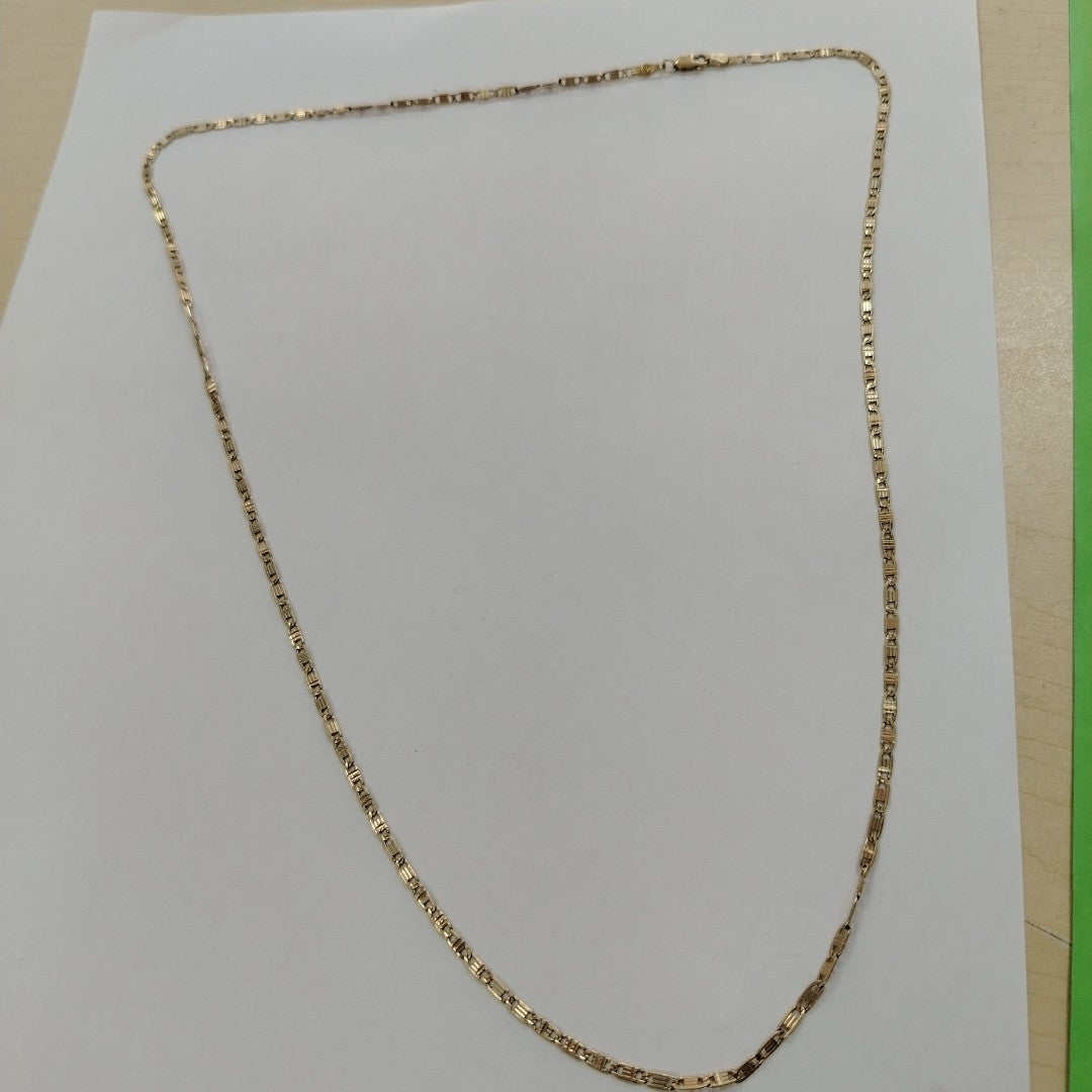 CADENA ORO, ORO COMBINADO 14 K 7.3 GRMS (SEMINUEVO)