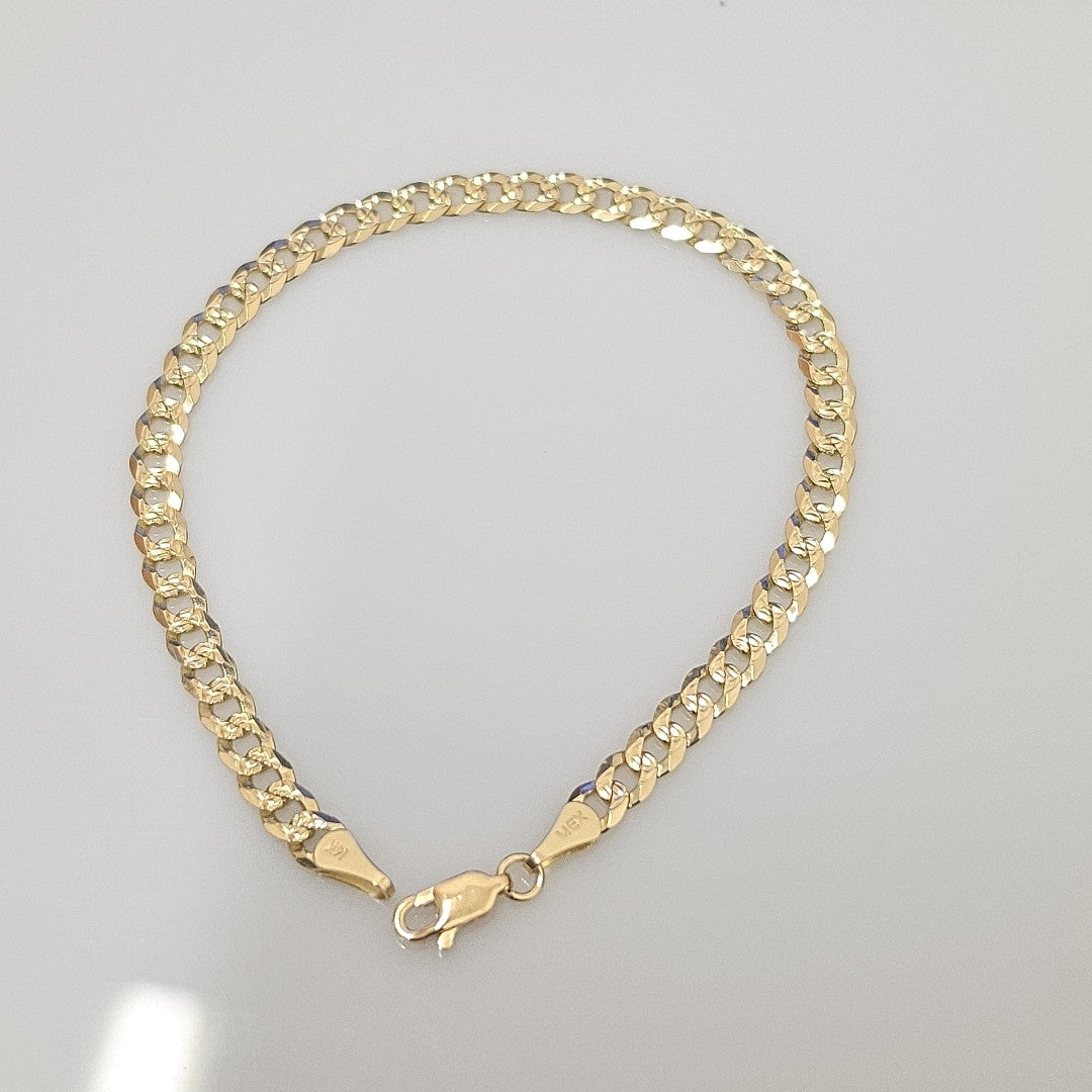 PULSERA BARBADA 14K 21 CM 7.5 GR (NUEVO)