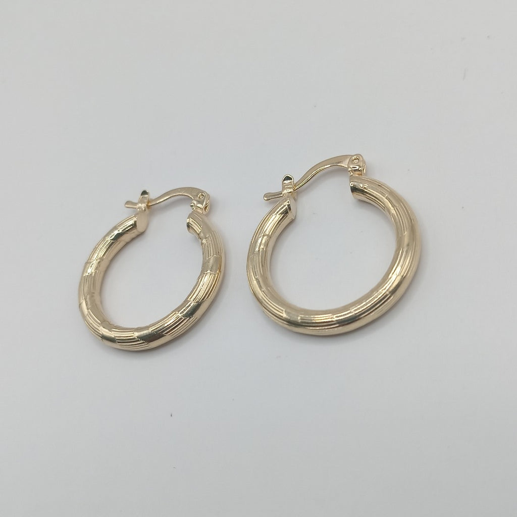 ARETES ARRACADAS 14K 2.7 GR (NUEVO)