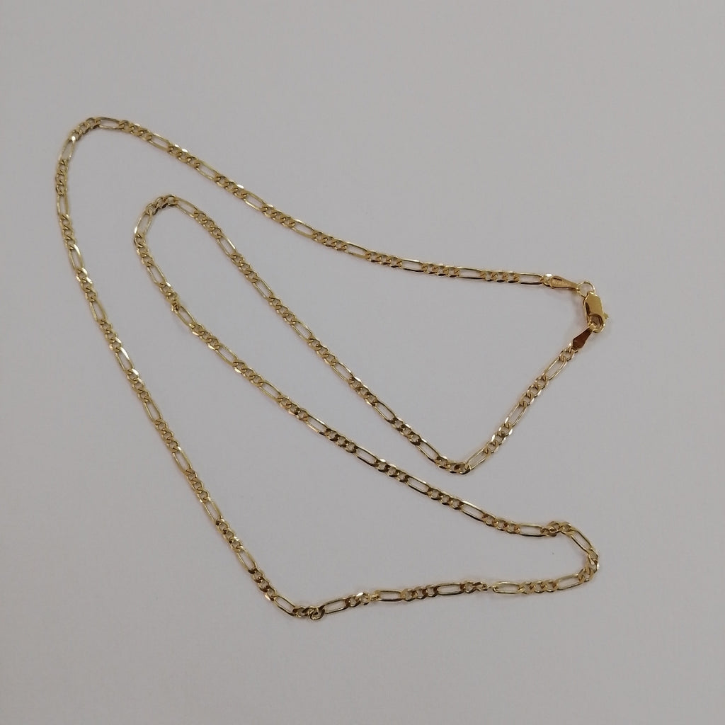 CADENA TEJIDO 3X1 14K 55 CM 5.3 GR (NUEVO)