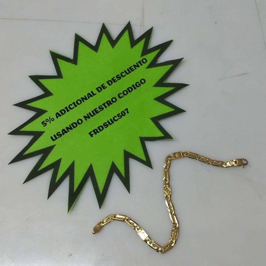 PULSERA ORO 14 K 11.6 GRMS (SEMINUEVO)