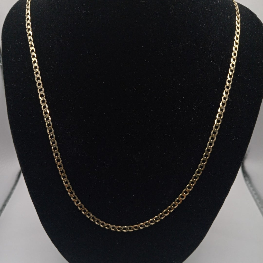 CADENA TEJIDO BARBADA 14K 60 CM 9 GR (NUEVO)