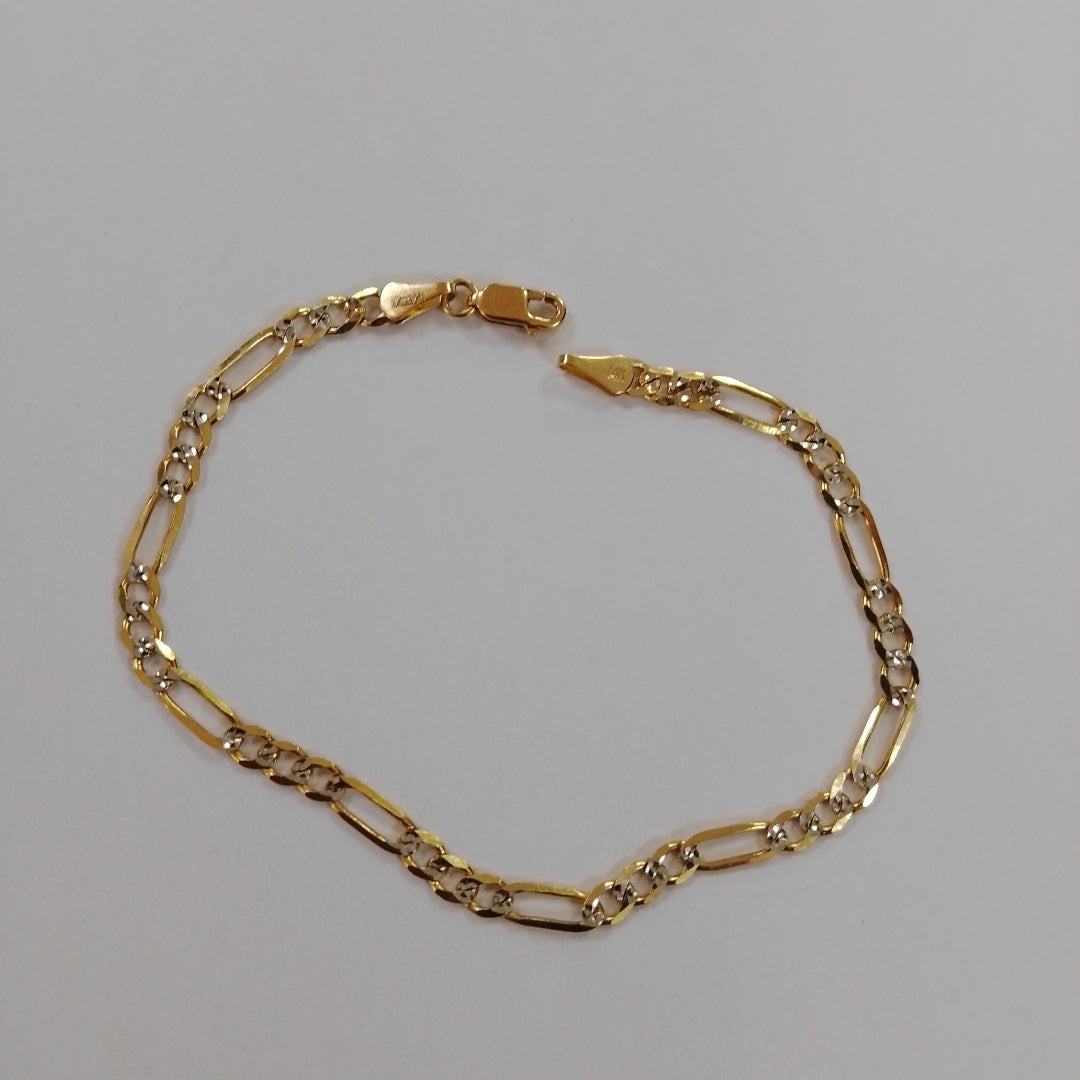 PULSERA 3X1 14K 21 CM 4.6 GR (NUEVO)