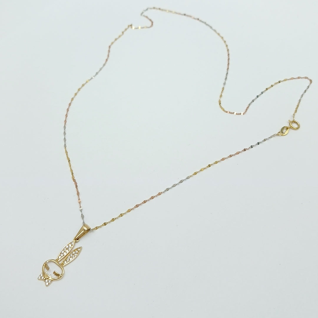 CADENA, DIJE ORO 14 K 1.4 GRMS (SEMINUEVO)