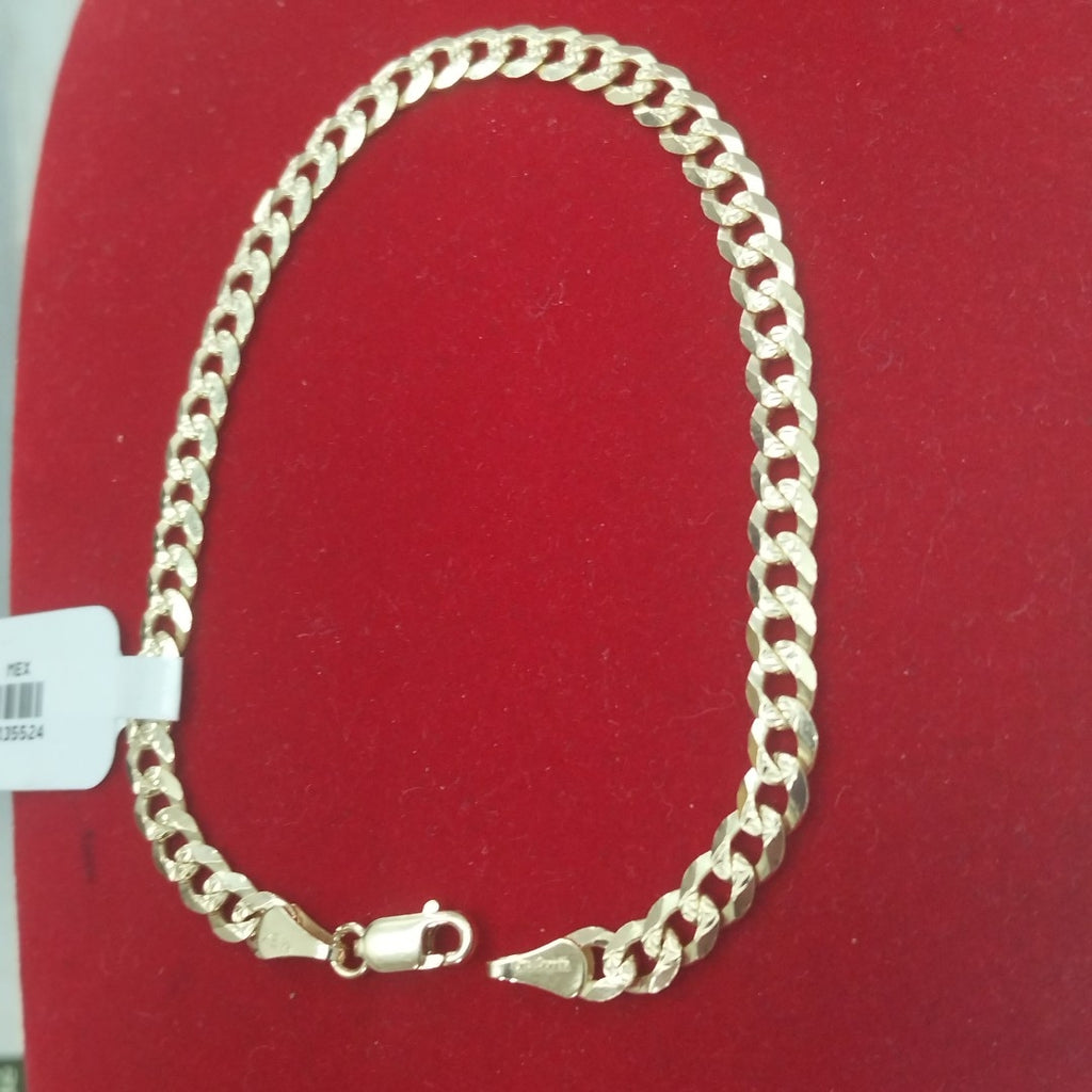 PULSERA BARBADA 14K 21 CM 7.5 GR (NUEVO)