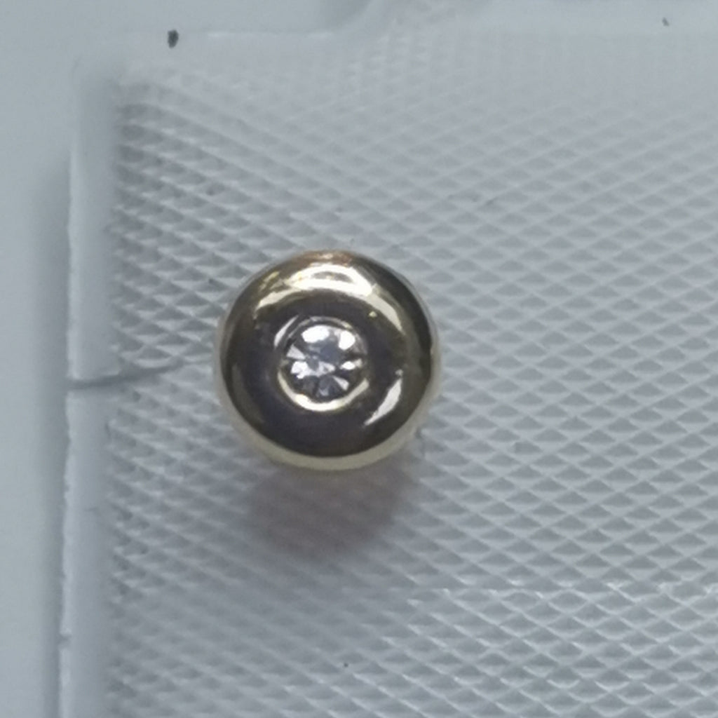 BROQUELES BROQUEL C CIRCONIA 14K 0.27 GR (NUEVO)