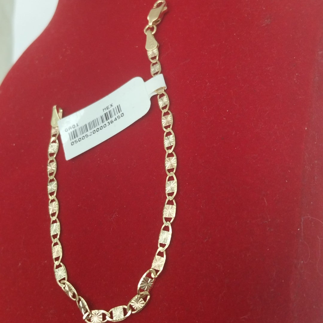 PULSERA GUCHI 14K 18 CM 2.9 GR (NUEVO)