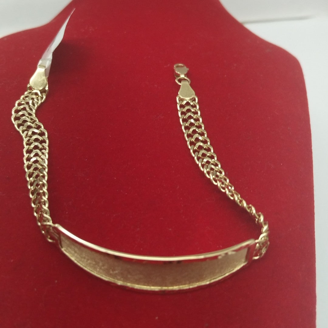 PULSERA ESCLAVA CHINO 14K 21 CM 9.7 GR (NUEVO)