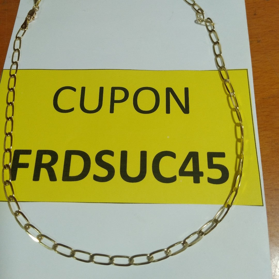 CADENA ESLABON 14K 60 CM 11.8 GR (NUEVO)