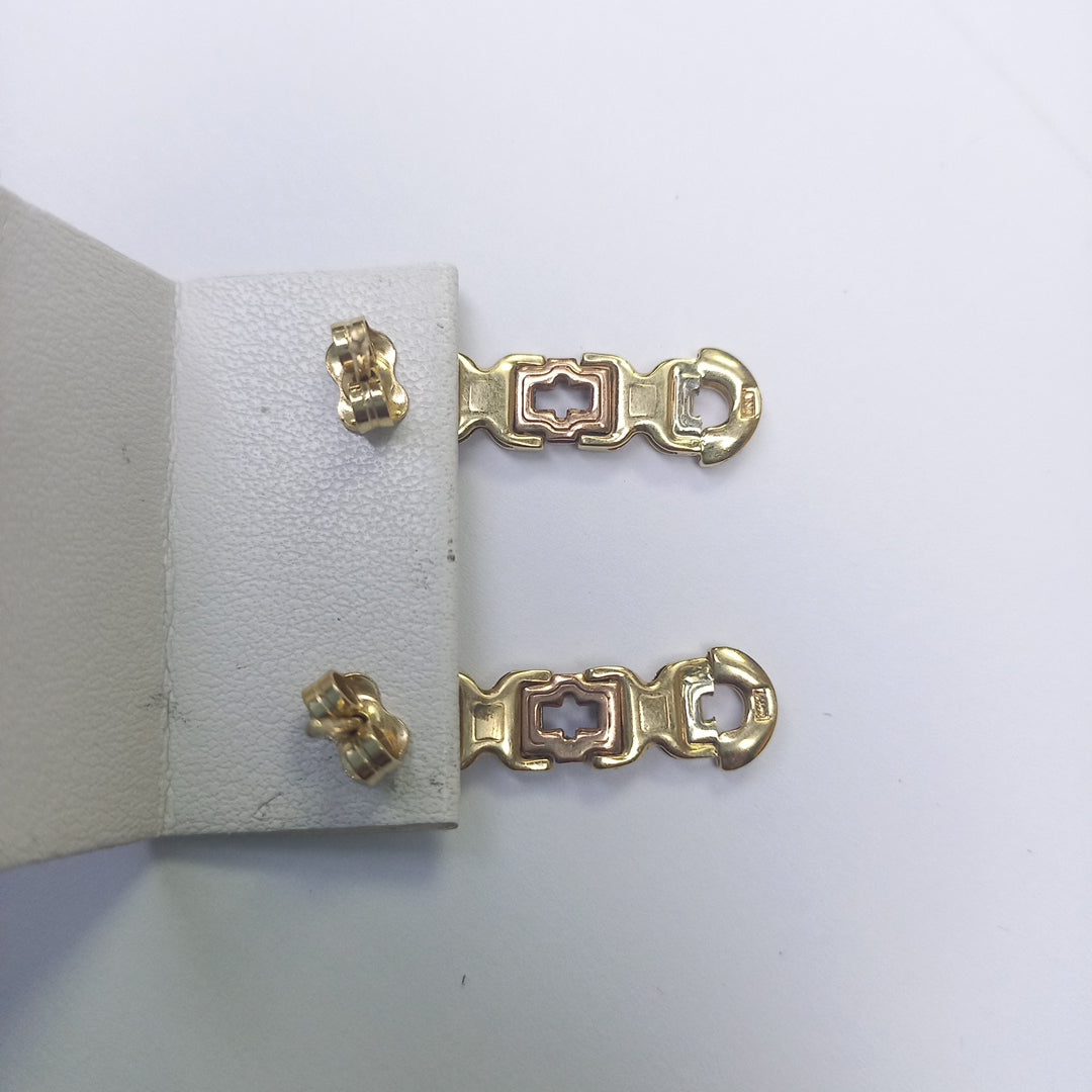BROQUELES PAR ORO 14 K 2,30 GRMS (SEMINUEVO)