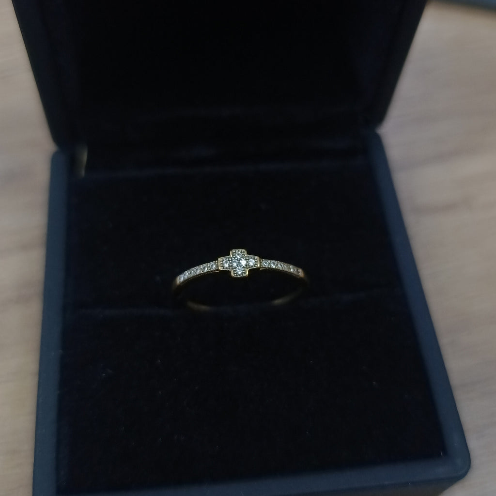 ANILLO ORO 10 K 1,10 GRMS (SEMINUEVO)