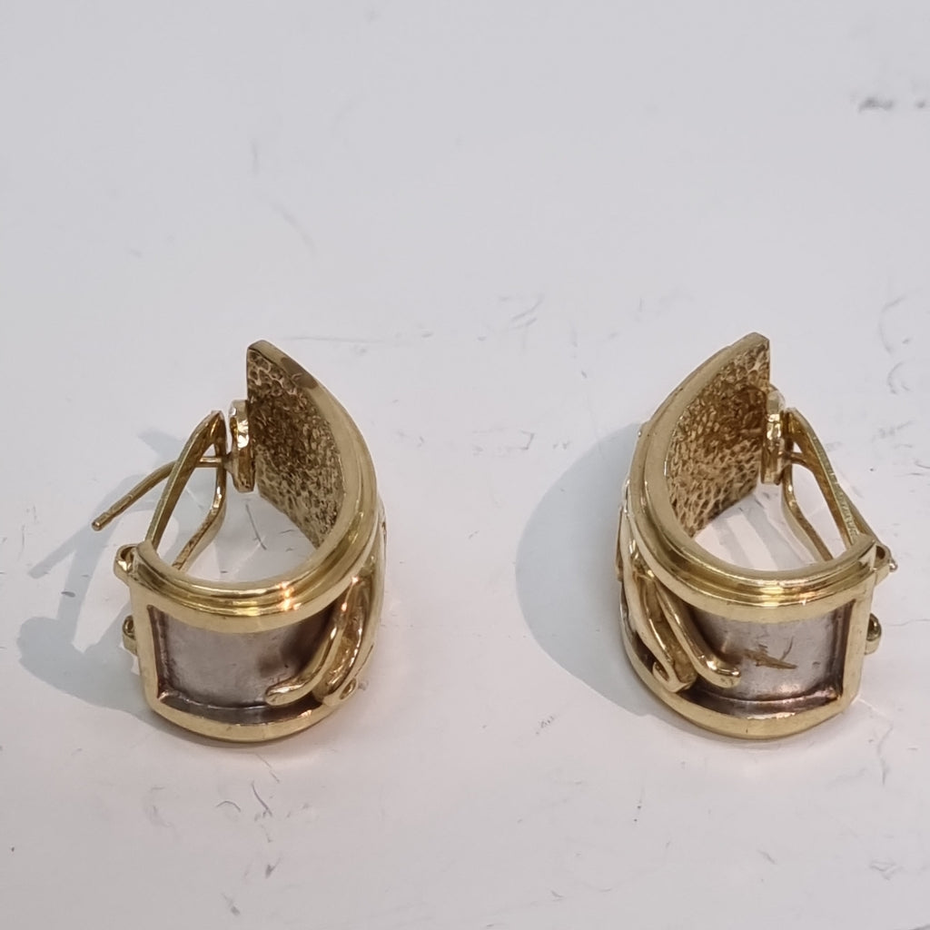 ARETES PAR ORO 14 K 14,90 GRMS (SEMINUEVO)