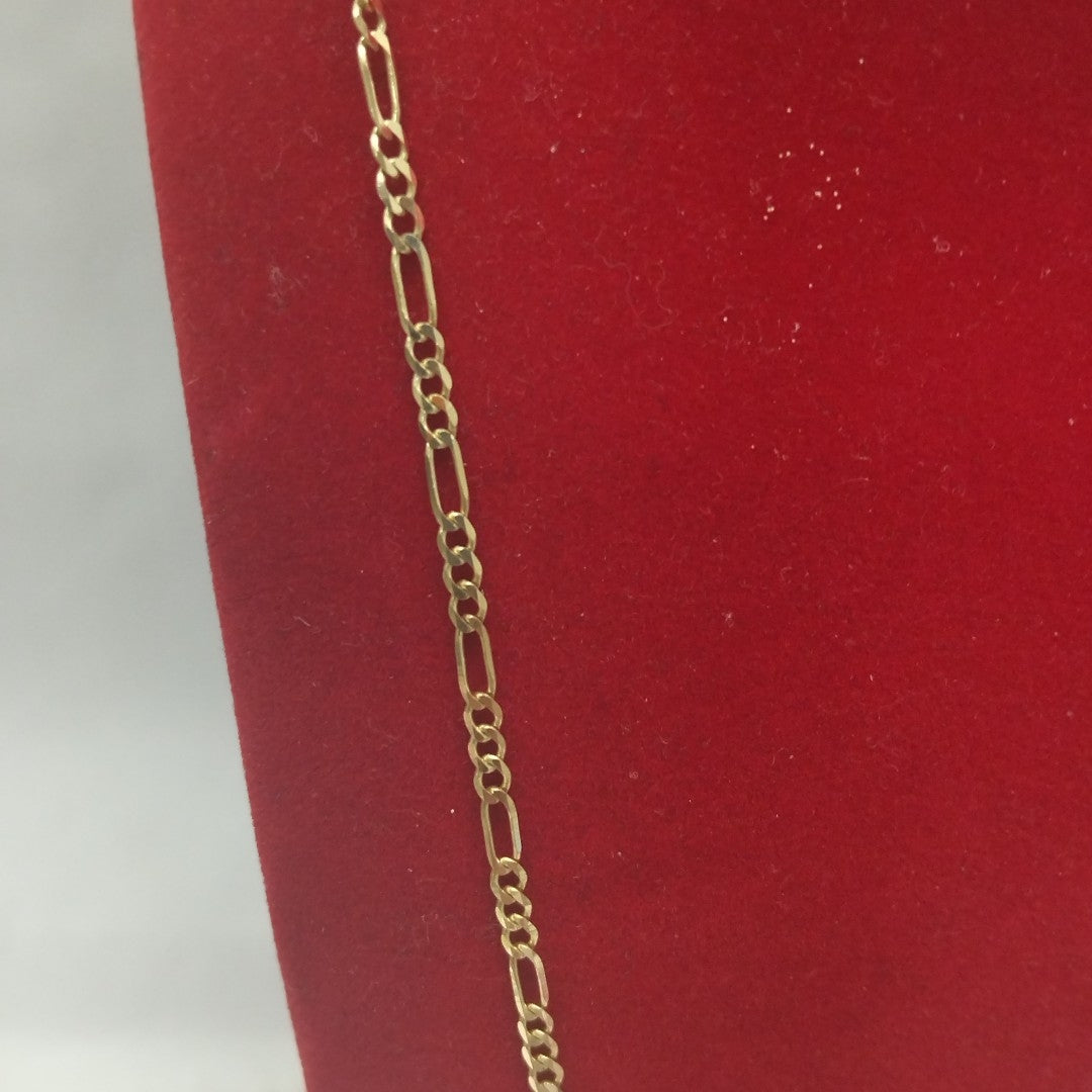CADENA TEJIDO 3X1 14K 55 CM 5.2 GR (NUEVO)