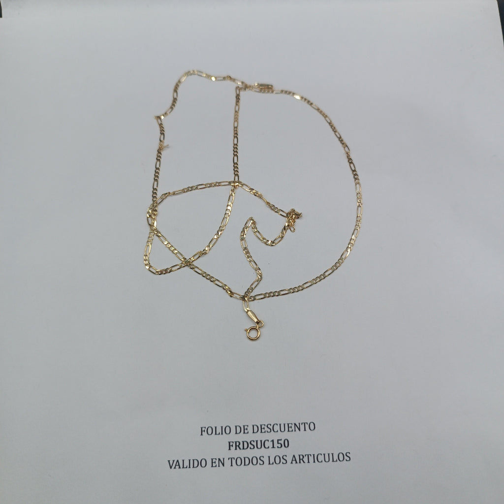 CADENA ORO 14 K 3.6 GRMS (SEMINUEVO)