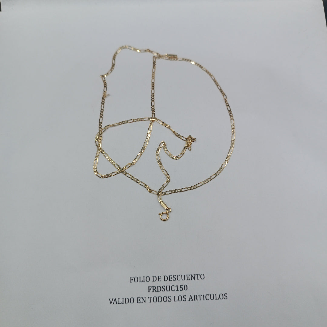CADENA ORO 14 K 3.6 GRMS (SEMINUEVO)