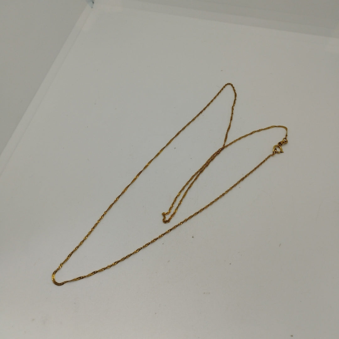 CADENA ORO 14 K 1.4 GRMS (SEMINUEVO)