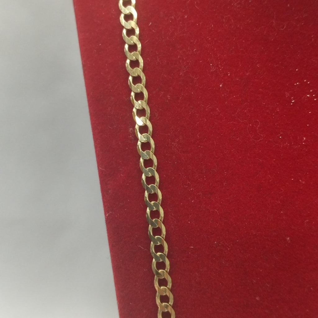 CADENA TEJIDO BARBADA 14K 60 CM 8.8 GR (NUEVO)