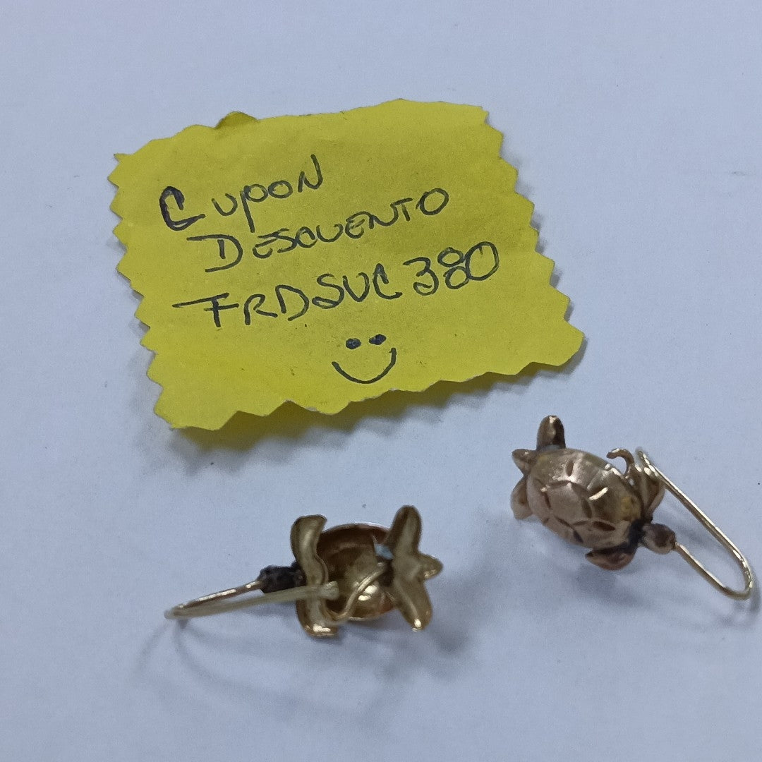 ARETES PAR ORO 14 K 2,20 GRMS (SEMINUEVO)