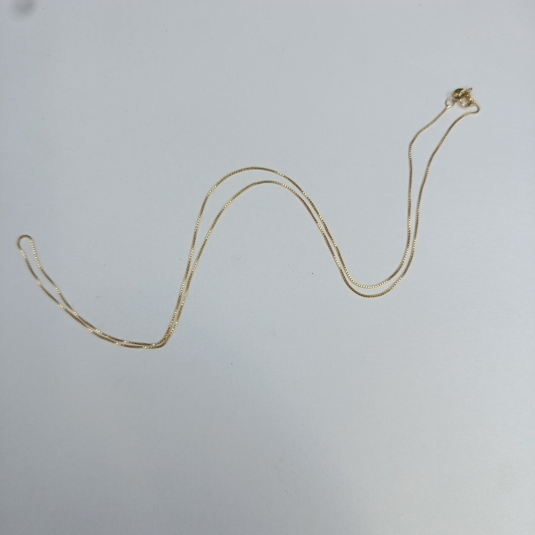 CADENA VENECIANO 14K 55 CM 1.7 GR (NUEVO)