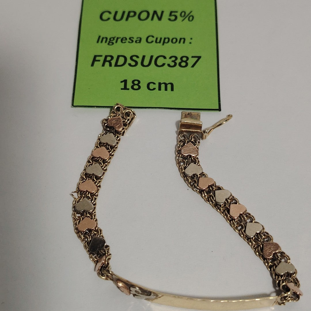 ESCLAVA ORO 10 K 10 GRMS (SEMINUEVO)