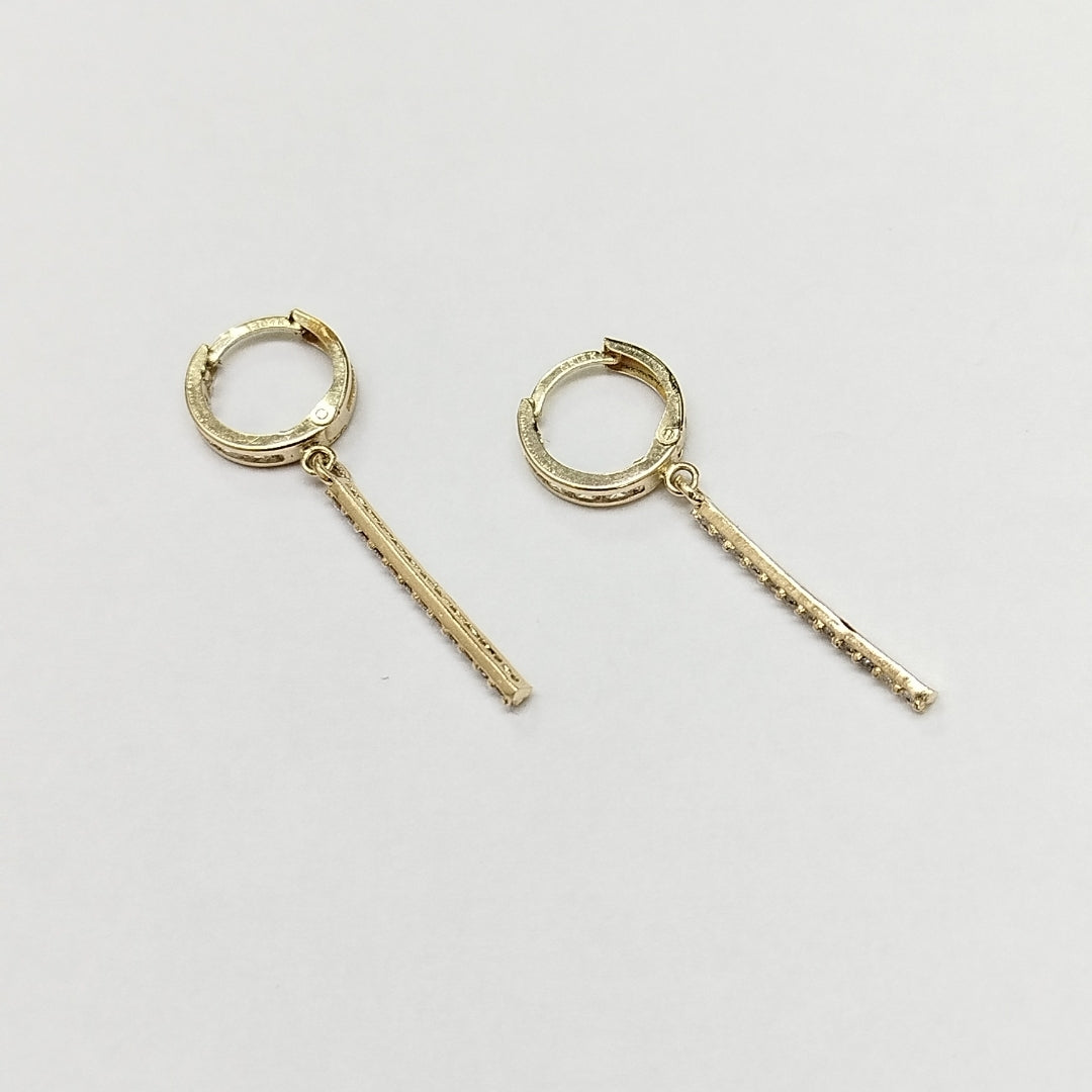 ARRACADAS PAR ORO 14 K 1,90 GRMS (SEMINUEVO)