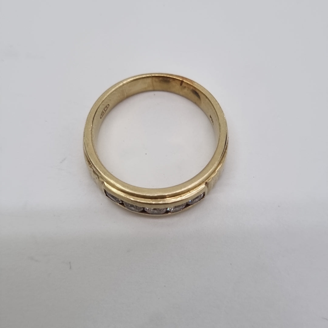 ANILLO ORO 14 K 9 GRMS (SEMINUEVO)