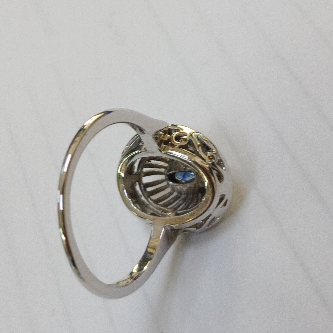 ANILLITO ORO,ORO BLANCO 14 K 3,60 GRMS (SEMINUEVO)