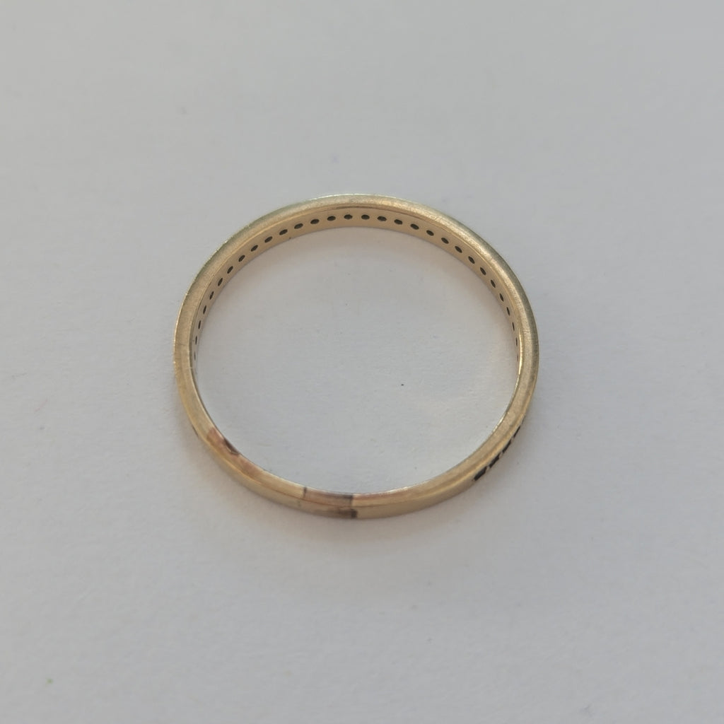 ANILLO ORO BLANCO 8 K 1,60 GRMS (SEMINUEVO)