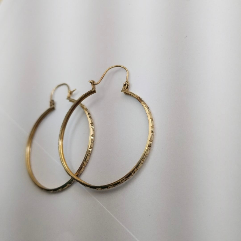 ARRACADAS PAR ORO 10 K 3.8 GRMS (SEMINUEVO)