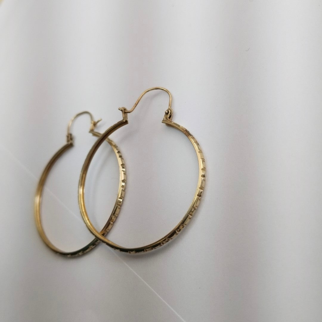 ARRACADAS PAR ORO 10 K 3.8 GRMS (SEMINUEVO)