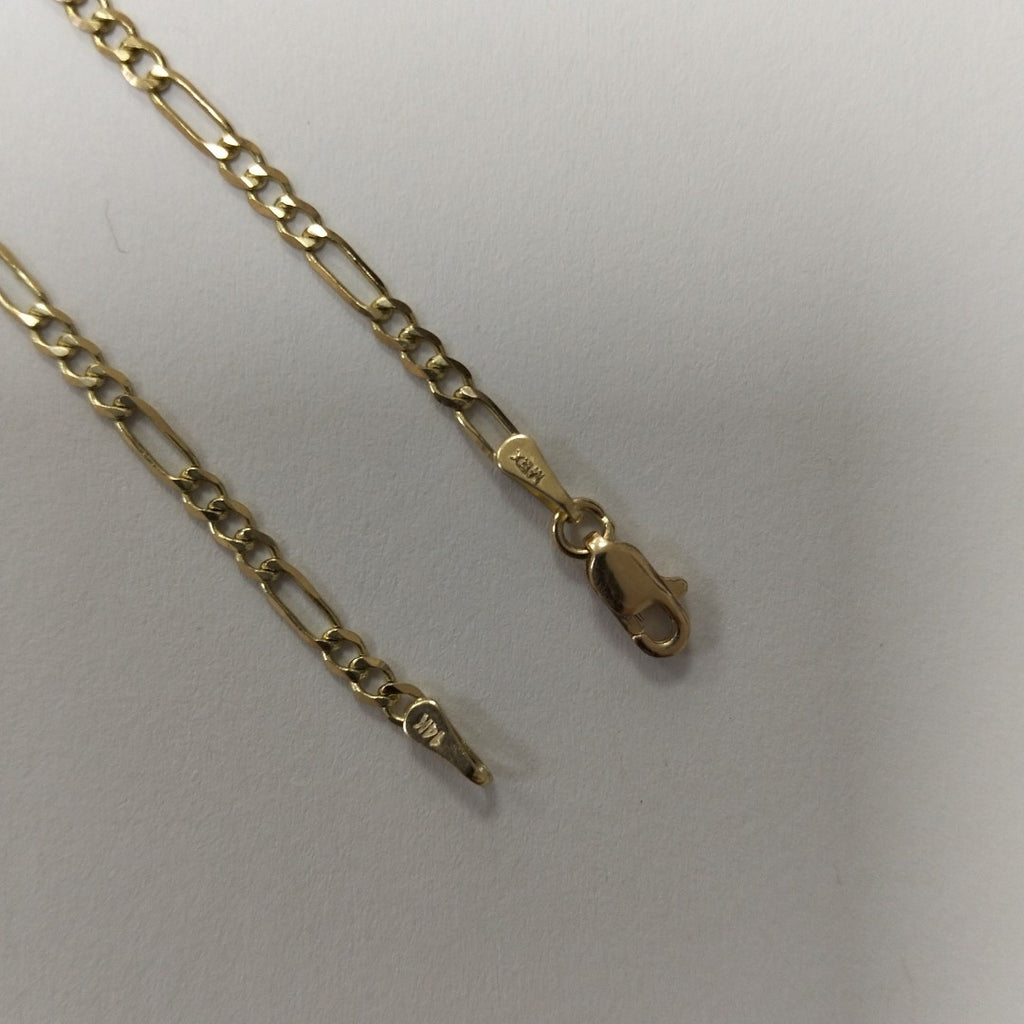 CADENA 3X1 14K 55 CM 5.1 GR (NUEVO)