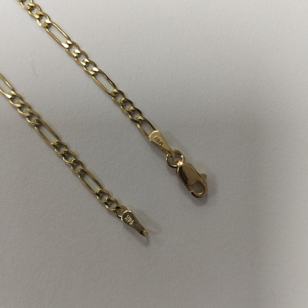 CADENA 3X1 14K 55 CM 5.1 GR (NUEVO)