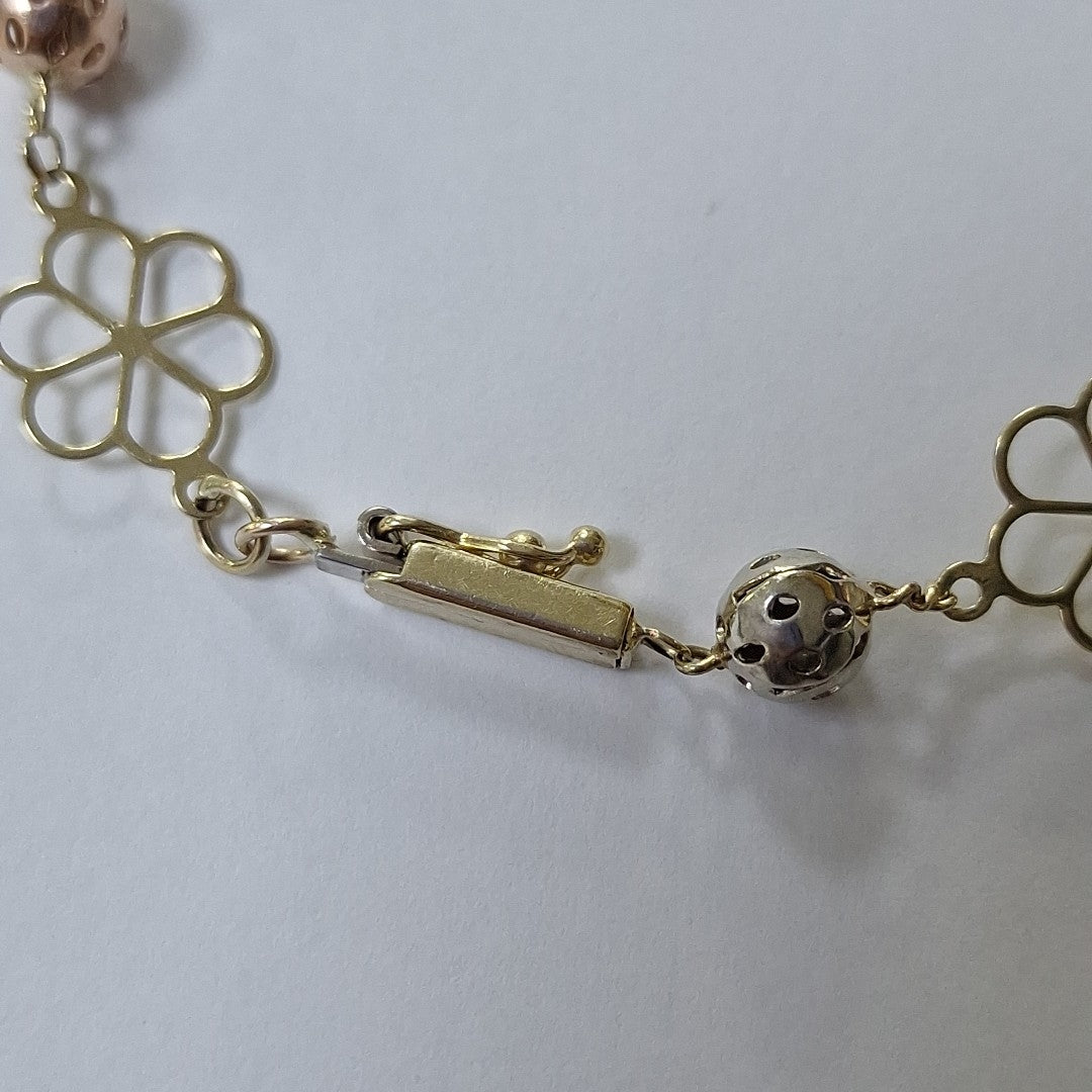 PULSERA ORO, ORO COMBINADO 10 K 3 GRMS (SEMINUEVO)