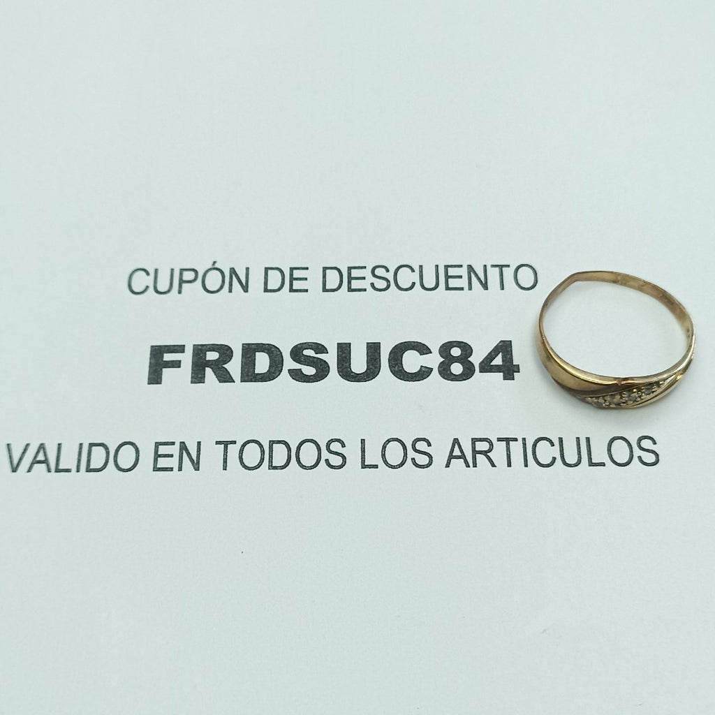 ANILLO ORO 10 K 2.1 GRMS (SEMINUEVO)