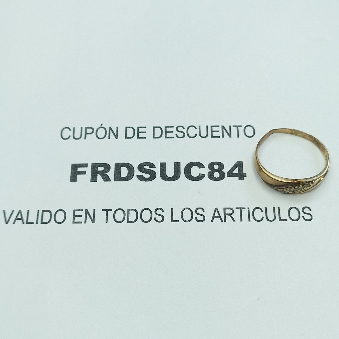 ANILLO ORO 10 K 2.1 GRMS (SEMINUEVO)