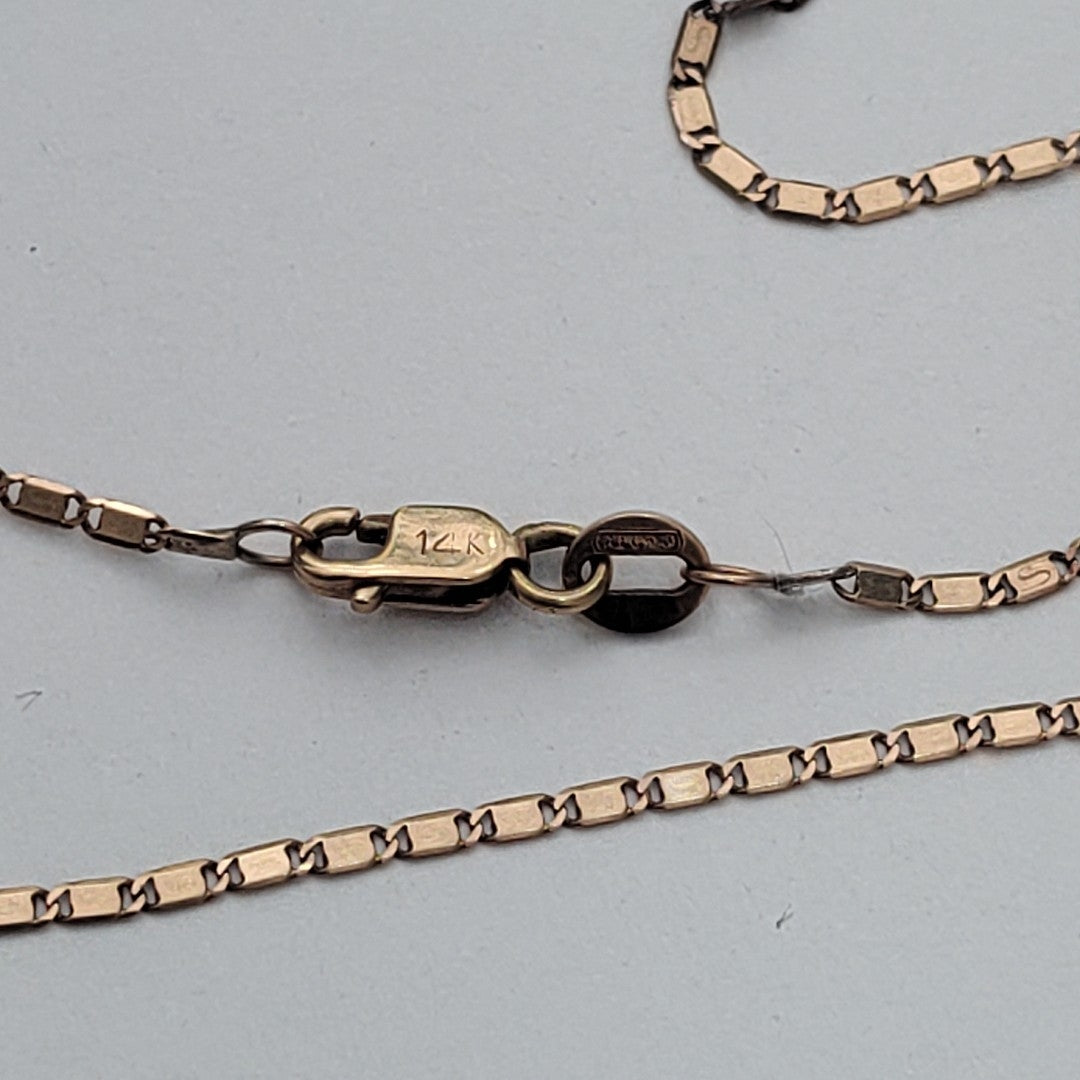 CADENA ORO 14 K 2.4 GRMS (SEMINUEVO)