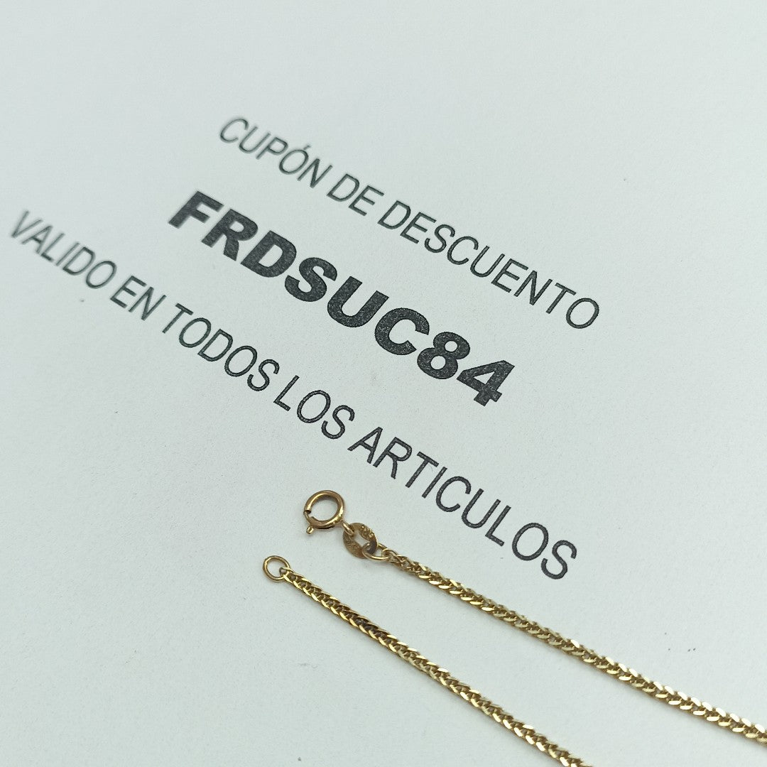 CADENA ORO 14 K 3,30 GRMS (SEMINUEVO)