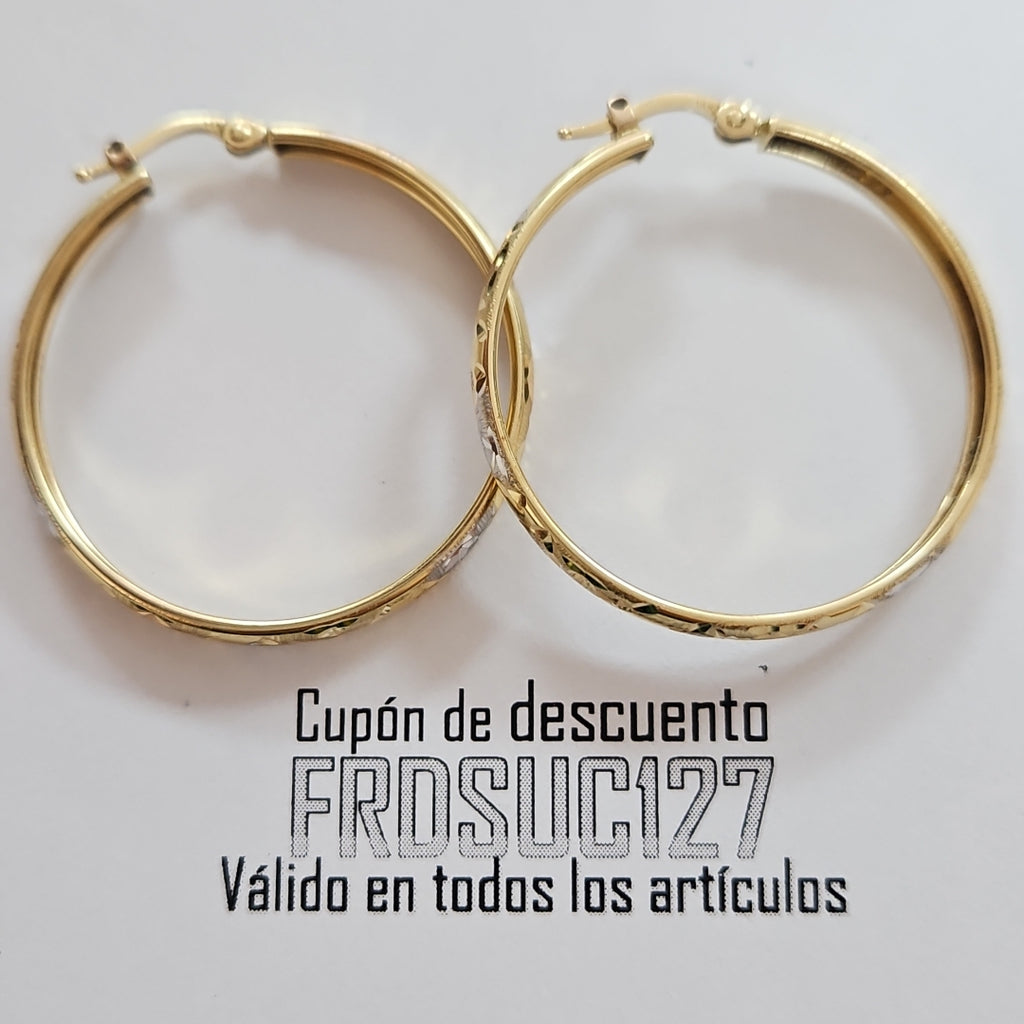 ARRACADAS PAR ORO 10 K 3,60 GRMS (SEMINUEVO)