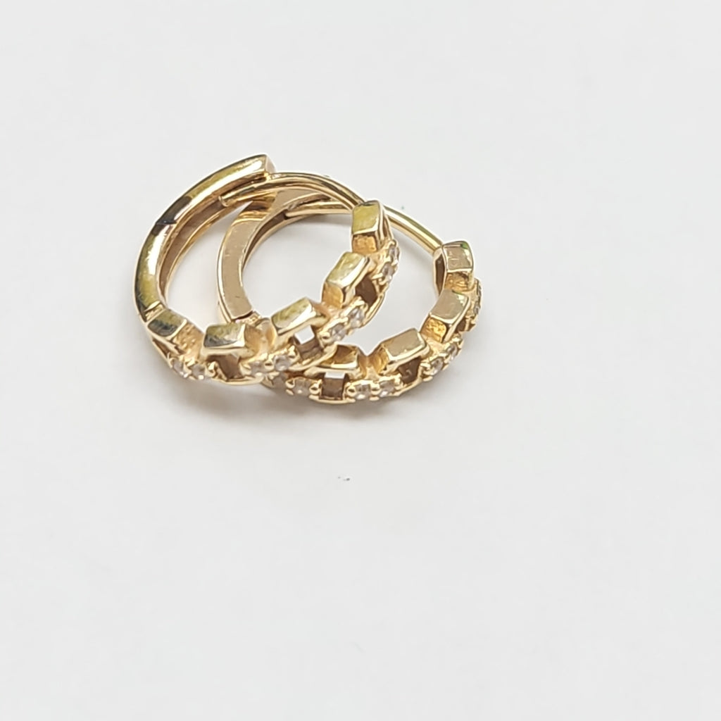 ARETES PAR ORO 10 K 1,60 GRMS (SEMINUEVO)