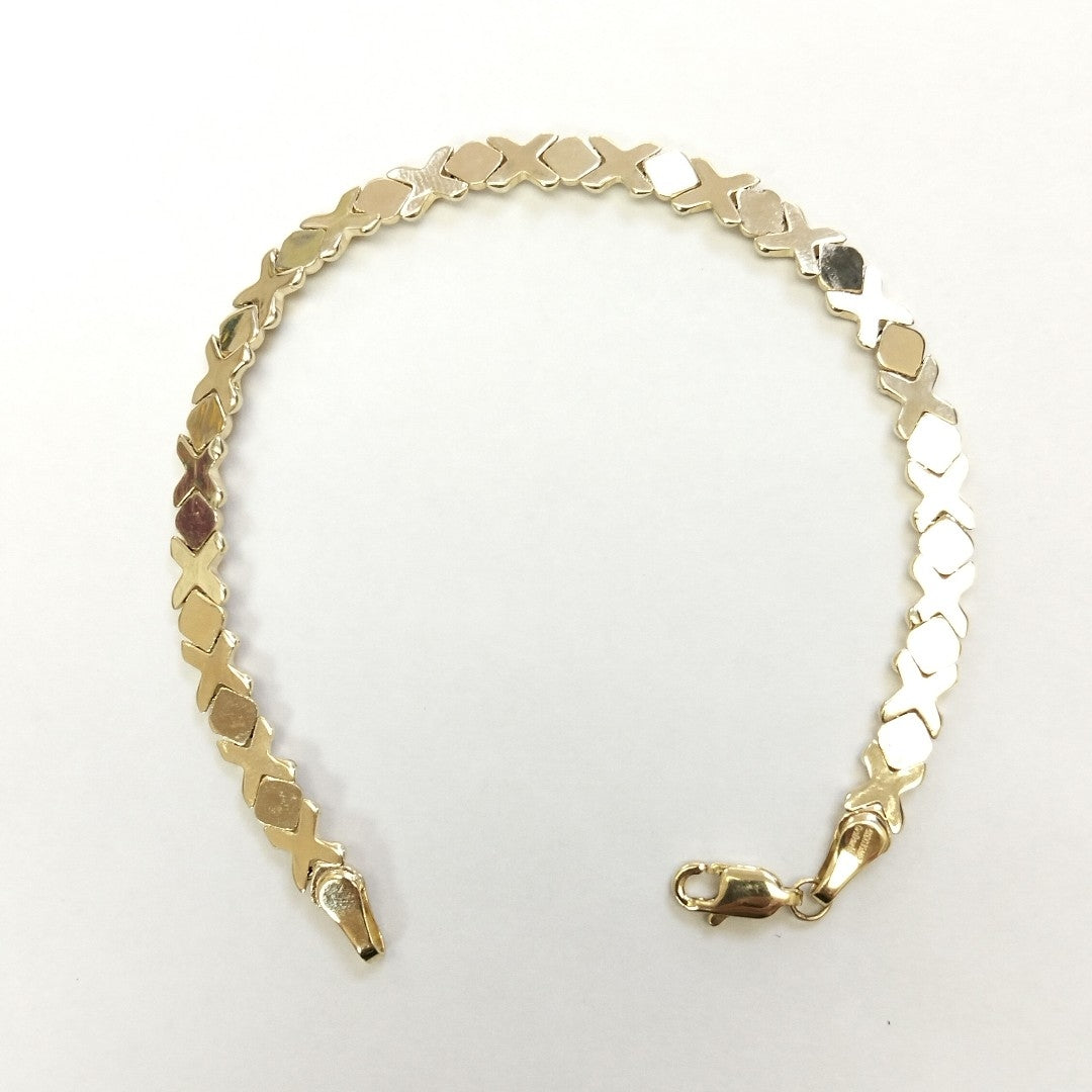PULSERA ESP XOXO 14K 18 CM 6.1 GR (NUEVO)