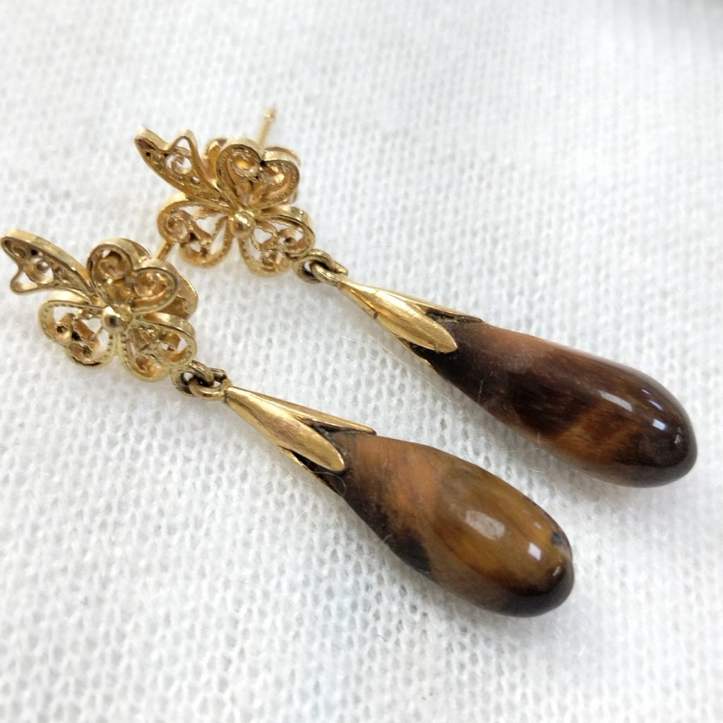 ARETES PAR ORO 10 K 4 GRMS (SEMINUEVO)