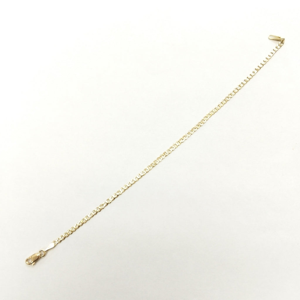 PULSERA BARBADA 14K 18 CM 2 GR (NUEVO)