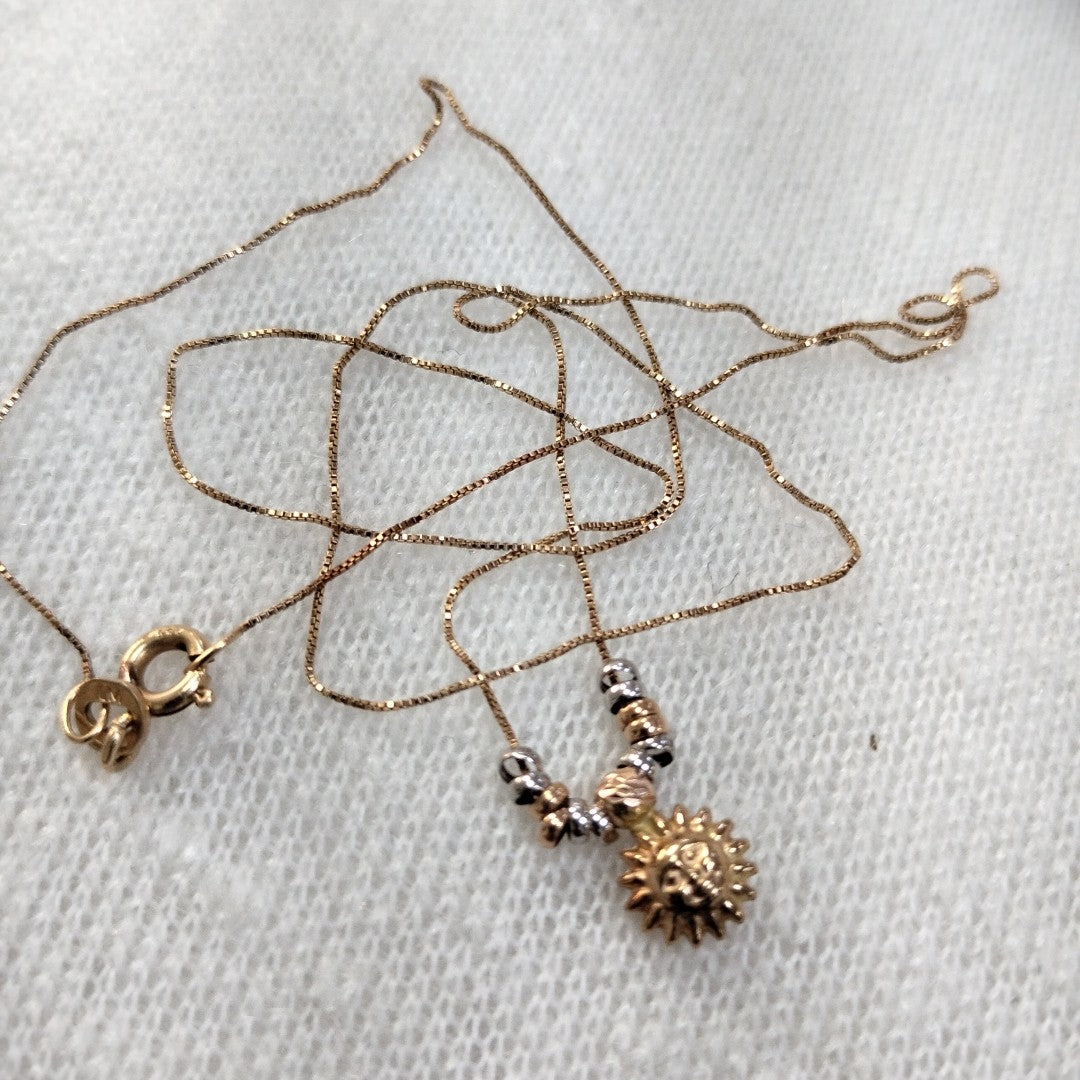 GARGANTILLA ORO 14 K 1.2 GRMS (SEMINUEVO)