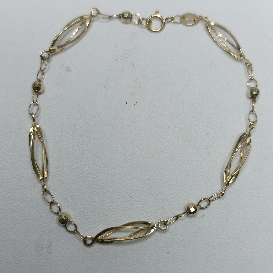PULSERA ESPECIAL 14K 18 CM 2 GR (NUEVO)