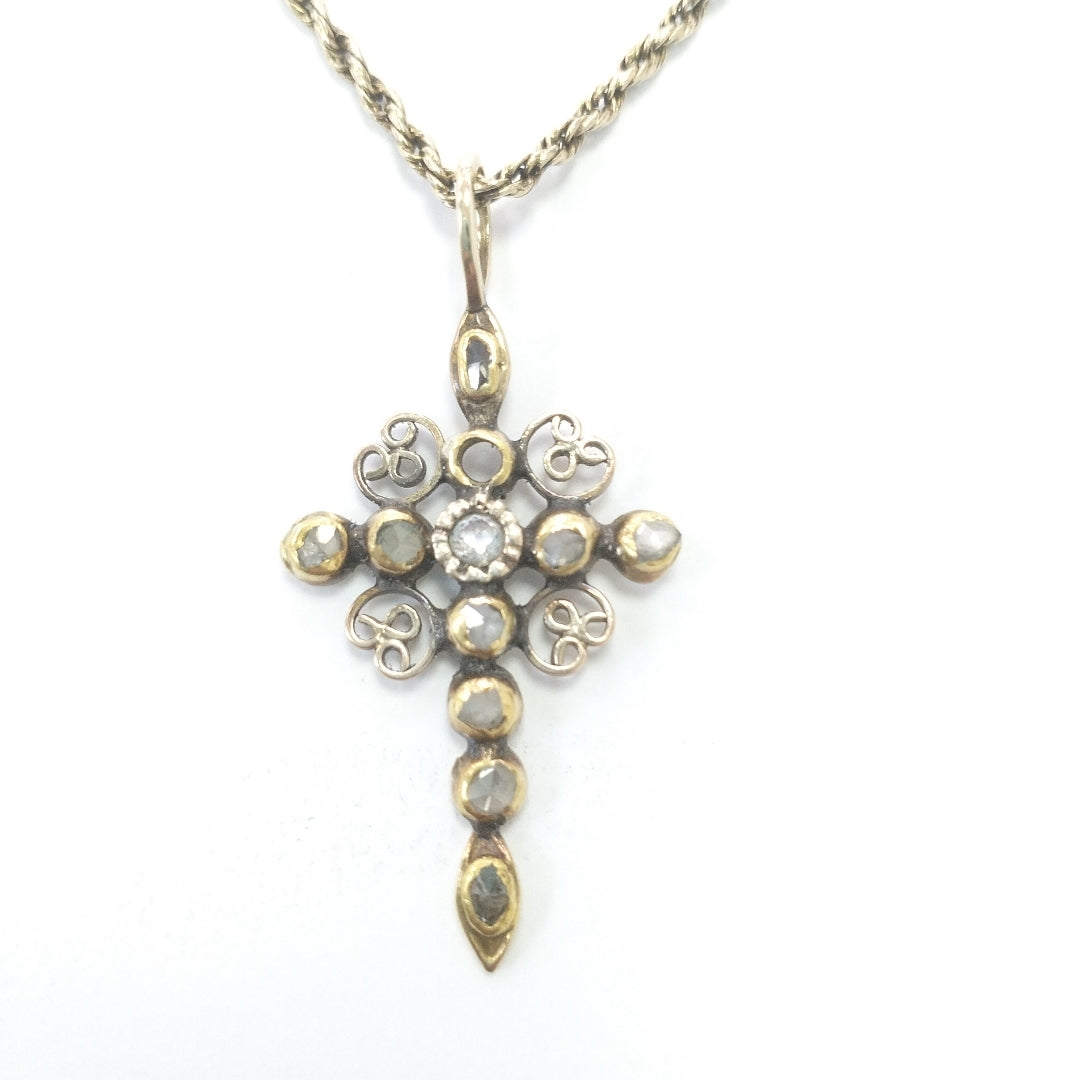 CADENA, CRUCIFIJO ORO 8 K 13.2 GRMS (SEMINUEVO)