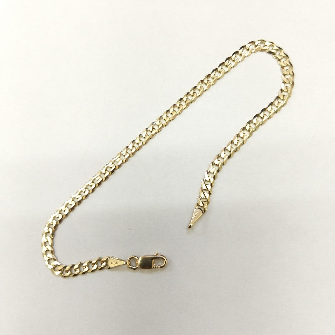 PULSERA BARBADA 14K 18 CM 3.3 GR (NUEVO)