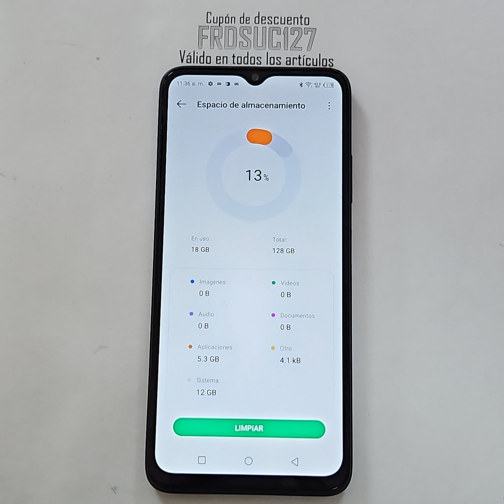 CELULAR OTRAS MARCAS OTROS MODELOS 128 GB 4 GB RAM (SEMINUEVO)