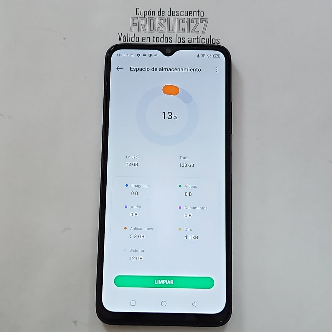 CELULAR OTRAS MARCAS OTROS MODELOS 128 GB 4 GB RAM (SEMINUEVO)
